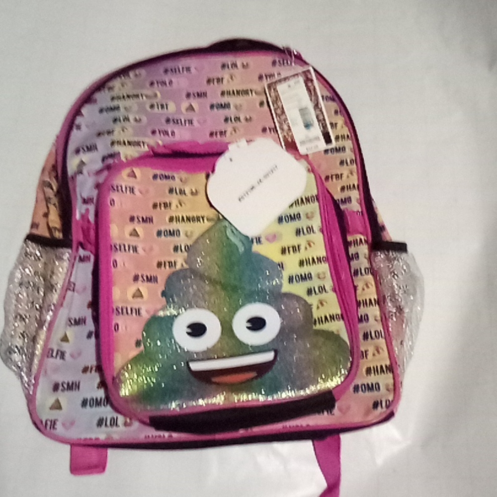 Emoji Backpack and lunch bag